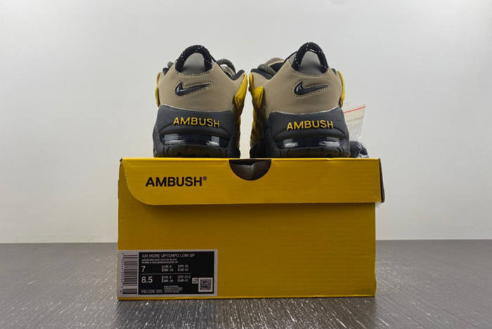 AMBUSH x Nike Air More Uptempo Low “Limestone”  FB1299-200