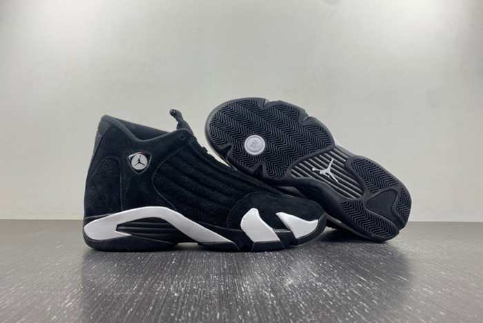 Jordan 14 Retro Black White 487471-016