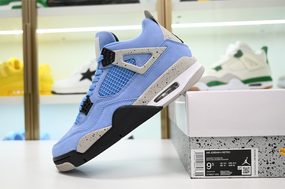 AIR JORDAN 4 “UNIVERSITY BLUE” CT8527-400
