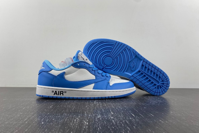 OFF-WHITE x Travis Scott x Air Jordan 1   DM7866-180 blue