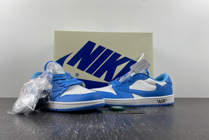 OFF-WHITE x Travis Scott x Air Jordan 1   DM7866-180 blue