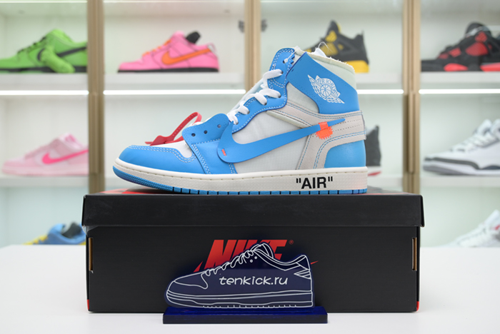 Off-White  Air Jordan 1 Powder Blue UNC AQ0818-148