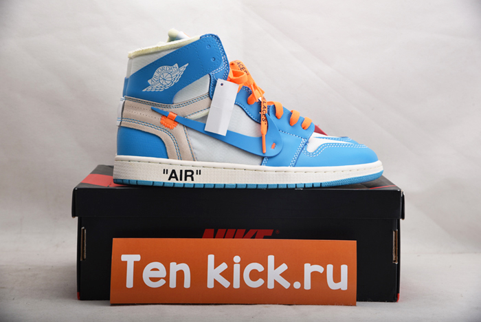 Off-White  Air Jordan 1 Powder Blue UNC AQ0818-148
