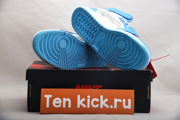 Off-White  Air Jordan 1 Powder Blue UNC AQ0818-148