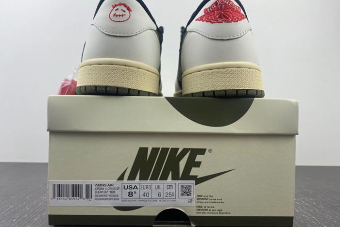 Travis Scott x Air Jordan 1 Low OG Olive  DZ4137-106