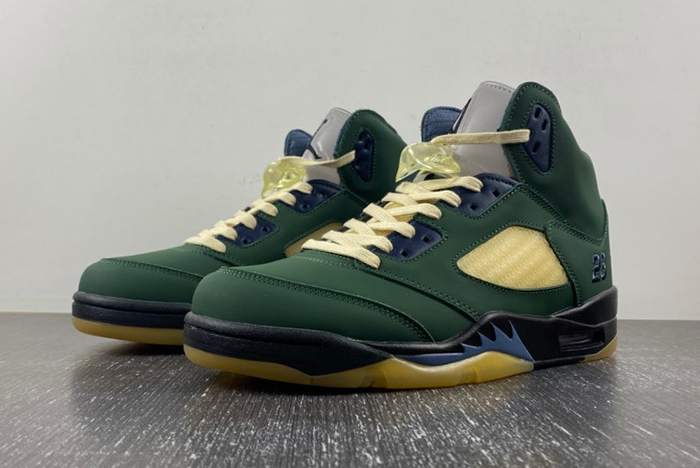 Air Jordan 5 "Navy Green” FZ5758-003