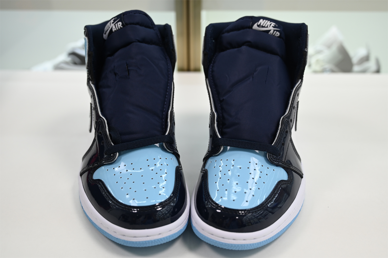 Air Jordan 1 UNC Blue Chill Patent   Leather CD0461-401