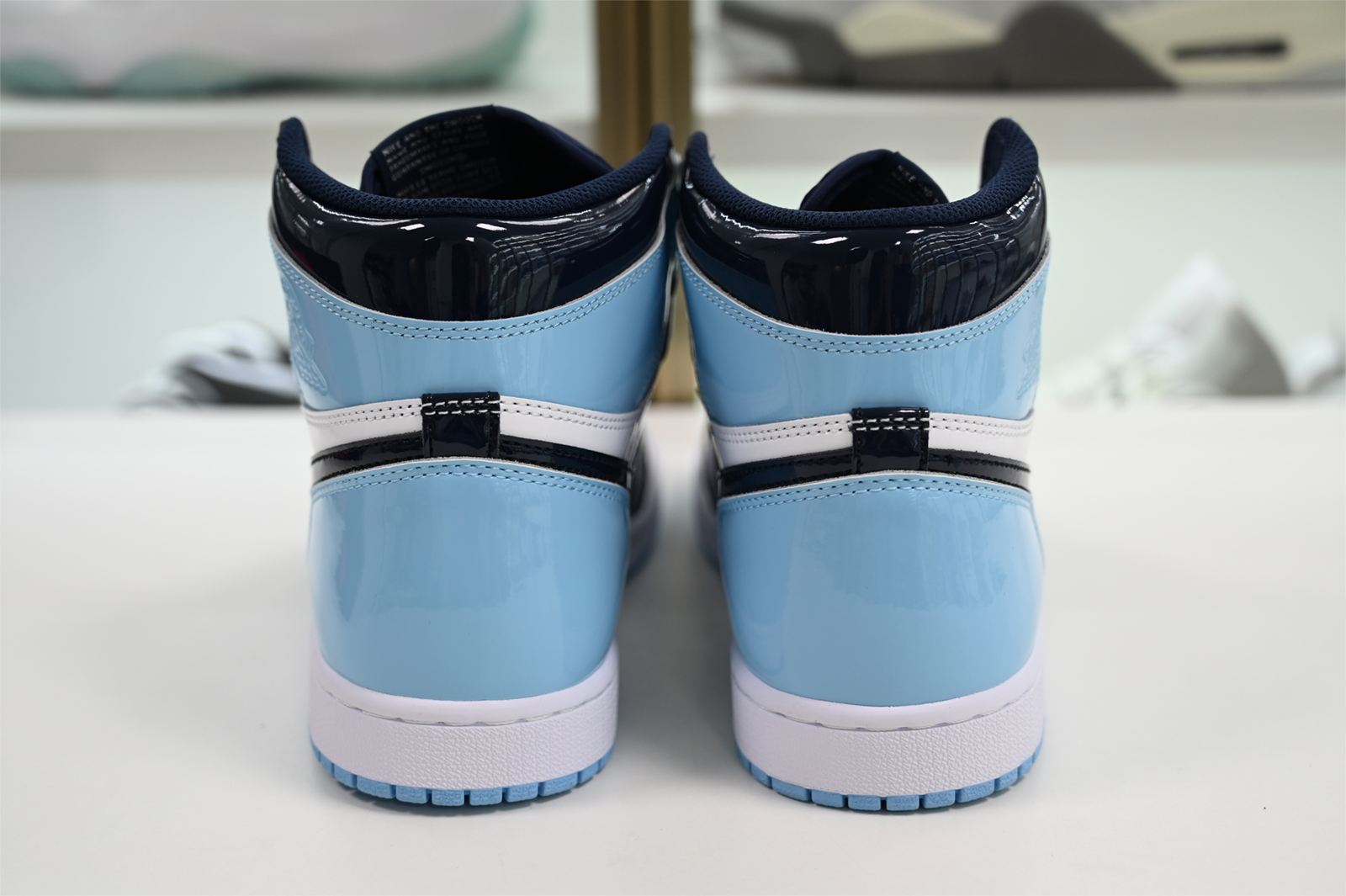 Air Jordan 1 UNC Blue Chill Patent   Leather CD0461-401