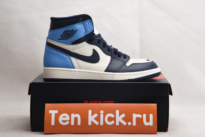 AIR JORDAN 1 OBSIDIAN UNIVERSITY BLUE 555088-140