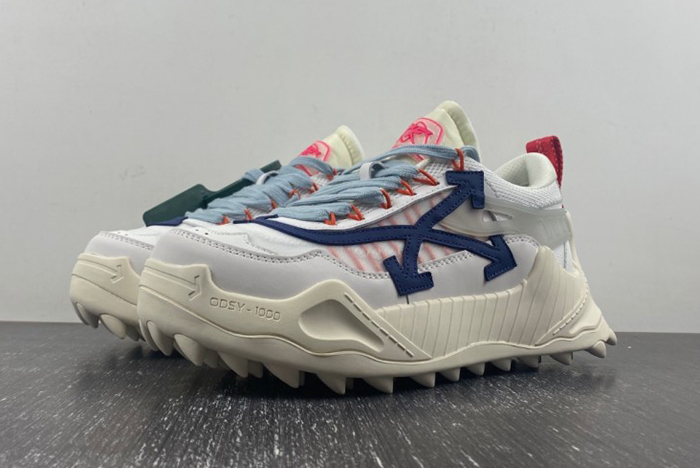 Off-White Odsy-1000 Cream White Blue  OMIA139S22FAB0010445
