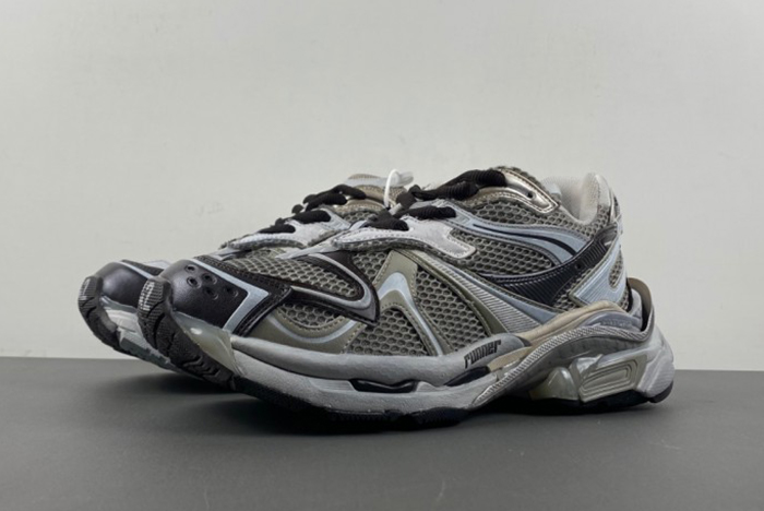 Ba*len*cia*ga mesh lace-up runner sneakers   779066-w3rbxp-2000
