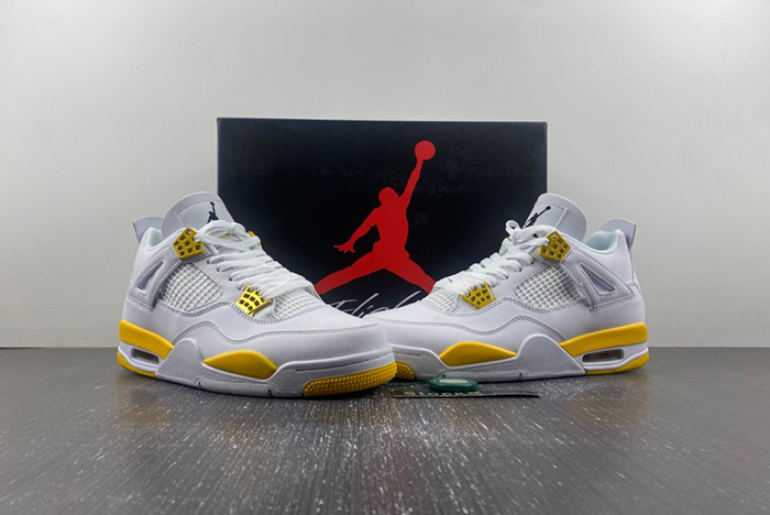 Air Jordan 4 WMNS “VividSulfur” AQ9129--102