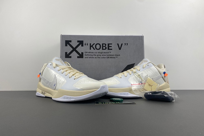 Nike Kobe 5 Protro Undefeated Rice White DB4796-101