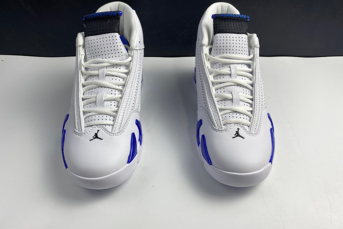 Jordan 14 Retro White Hyper Royal  487471-104