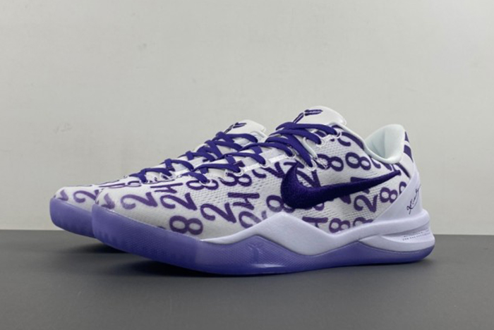 Nike Kobe 8 Protro “White Court Purple”  FQ3549-100S2