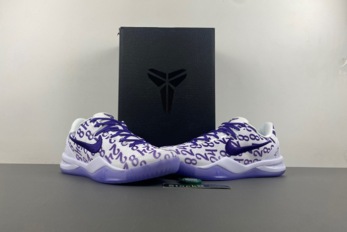 Nike Kobe 8 Protro “White Court Purple”  FQ3549-100S2
