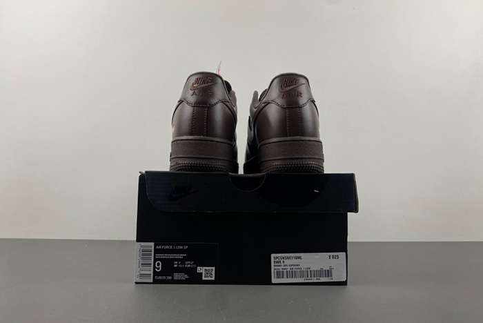 S*p*e x nike air force 1 low “baroque brown”   cu9225-200