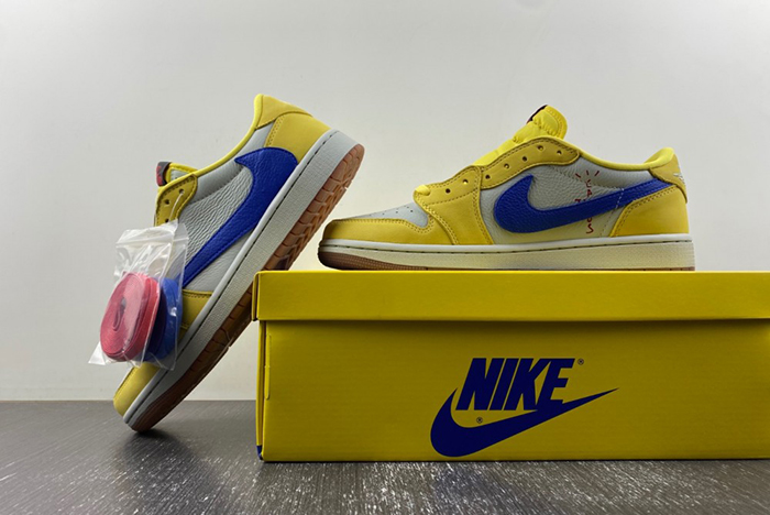 Travis Scott x Air Jordan 1 Low OG “Canary”  DZ4137-700