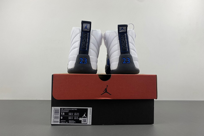 Air Jordan 12 “Blueberry” White/Black-Game Royal  CT8013-140