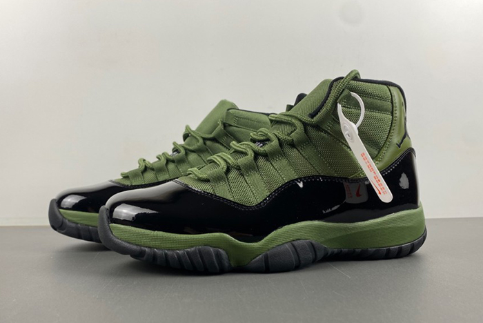 Air Jordan 11 Retro ARMY GREEN BLACK CT8012-300