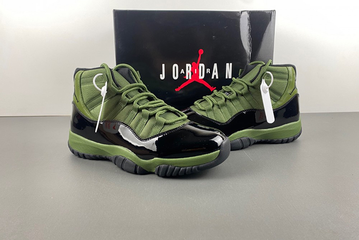 Air Jordan 11 Retro ARMY GREEN BLACK CT8012-300
