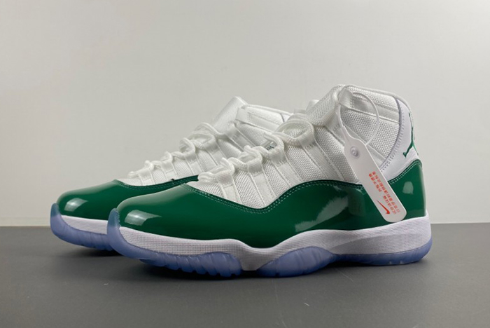 Air Jordan 11 High ''Green White''  CT8012-113