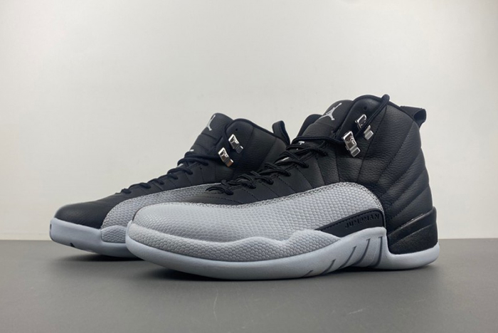 AIR JORDAN 12 “BLACK/WOLF GREY”  CT8013-010