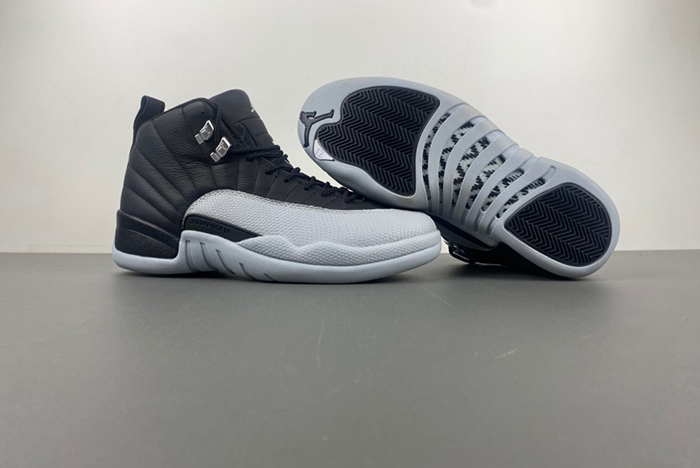 AIR JORDAN 12 “BLACK/WOLF GREY”  CT8013-010