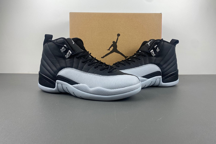 AIR JORDAN 12 “BLACK/WOLF GREY”  CT8013-010