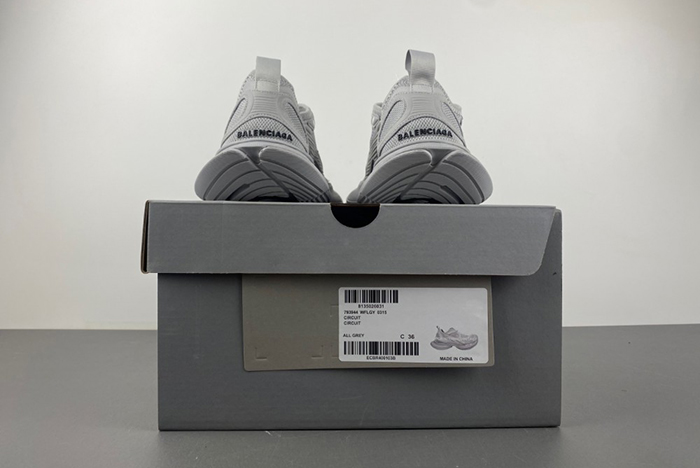 Ba*len*cia*ga white circuit sneaker  793944 wflgy 0315