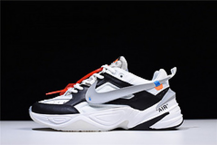 Off-White  x nike M2K tekno Black ,White A03108 062