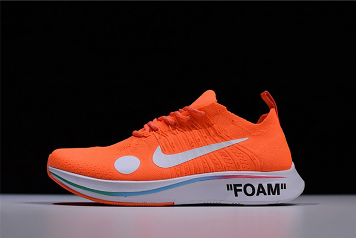 Nike x Off-White  Zoom Fly Mercurial Flyknit Total Orange MENS AO2115-800